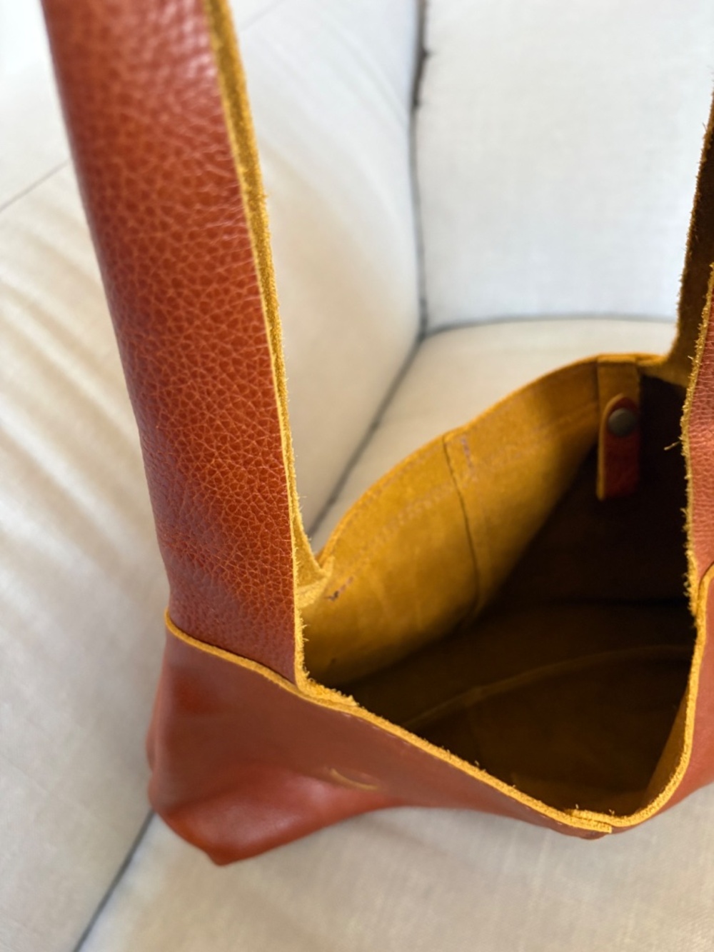 Portland Leather Rowan Shoulder Bag in Sienna - Picture 5 of 8
